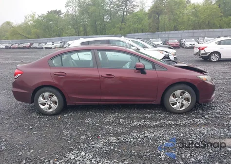 2013 Honda Civic Lx из США, поврежденный, VIN 2HGFB2F53DH528041